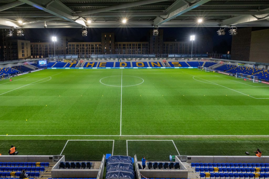 футбол стадион англия уимблдон Plough Lane