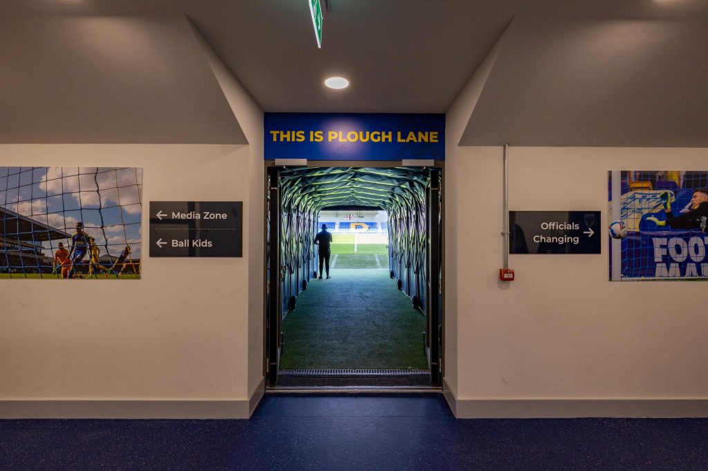 футбол стадион англия уимблдон Plough Lane